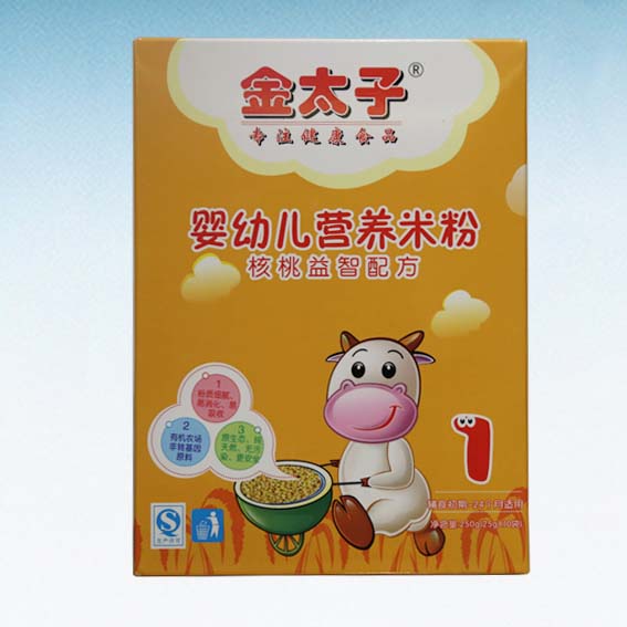 金太子?jì)胗變籂I(yíng)養(yǎng)米粉核桃益智配方