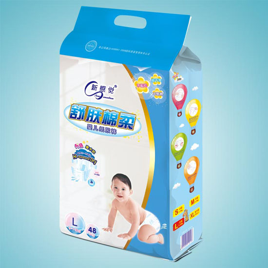 新感覺舒膚棉柔嬰兒紙尿褲L碼48片
