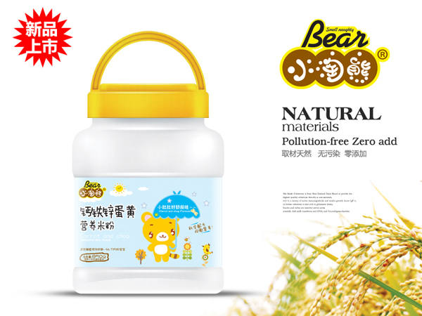 小淘熊鈣鐵鋅蛋黃營養(yǎng)米粉