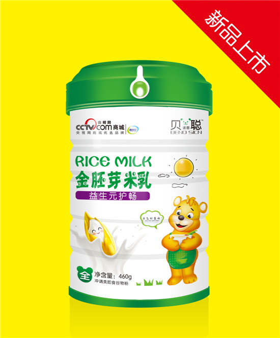 貝諾四聰金胚芽米乳益生元護暢配方罐裝