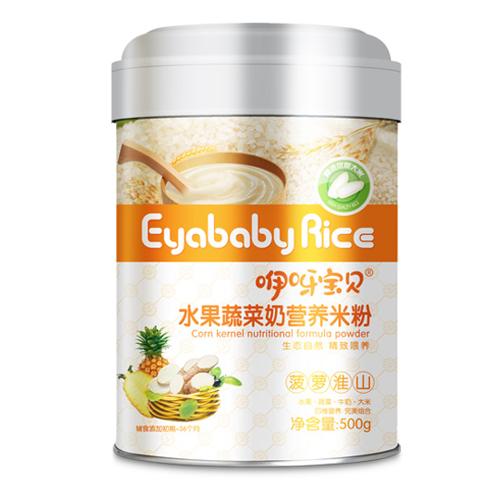 咿呀寶貝水果蔬菜營(yíng)養(yǎng)米粉聽裝(菠蘿淮山)