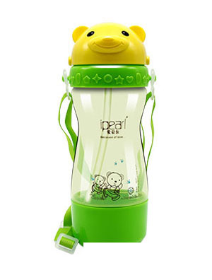 愛貝爾熊頭兩用背帶水杯