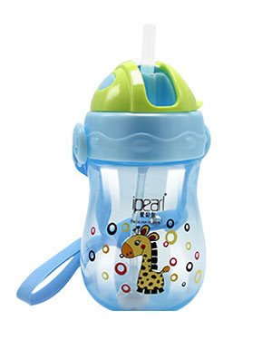 愛貝爾嬰童背帶學(xué)飲杯280ML