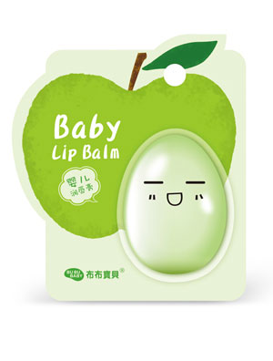 布布寶貝嬰兒蘋果潤(rùn)唇膏10G