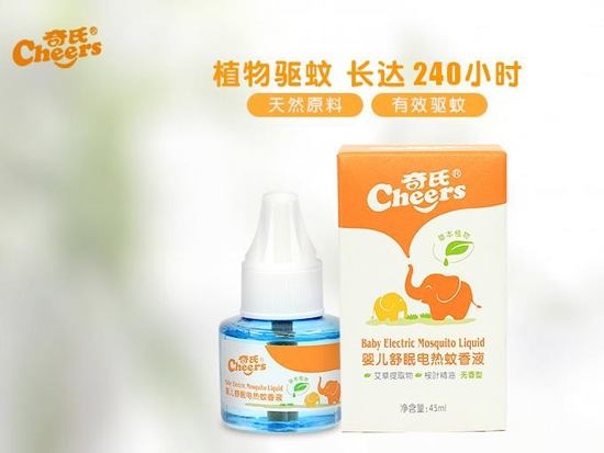 奇氏嬰兒舒眠電熱蚊香液