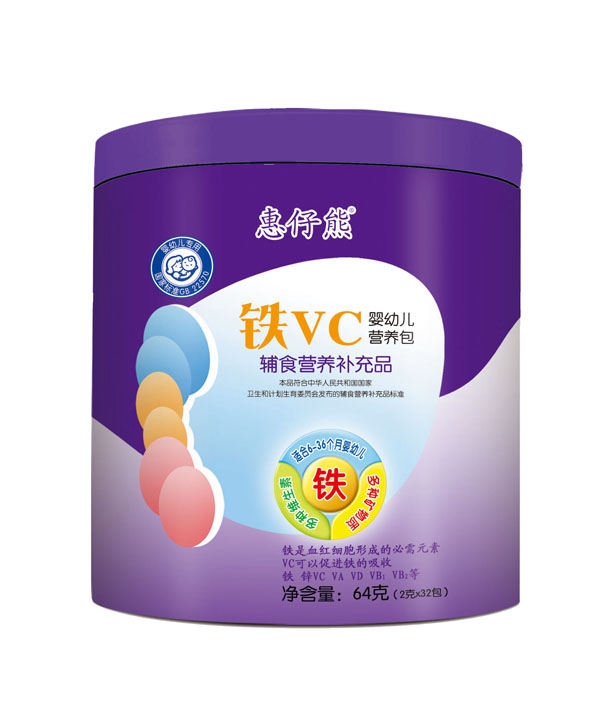 惠仔熊嬰幼兒鐵VC營養(yǎng)包