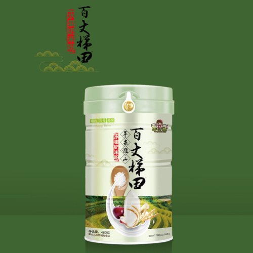 童小蠻蘋果淮山水果奶米粉