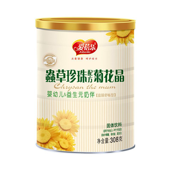 愛蓓樂呵護裝菊花晶-嬰幼兒&益生元奶伴