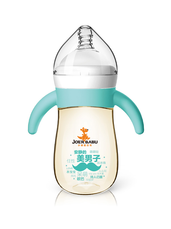 小袋鼠巴布硅膠手柄奶瓶BP-856-02.jpg 小袋鼠巴布硅膠手柄奶瓶BP-856-02.jpg