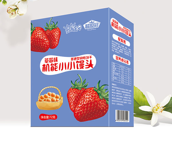 冠軍寶貝超級冠草莓味機(jī)能小小饅頭