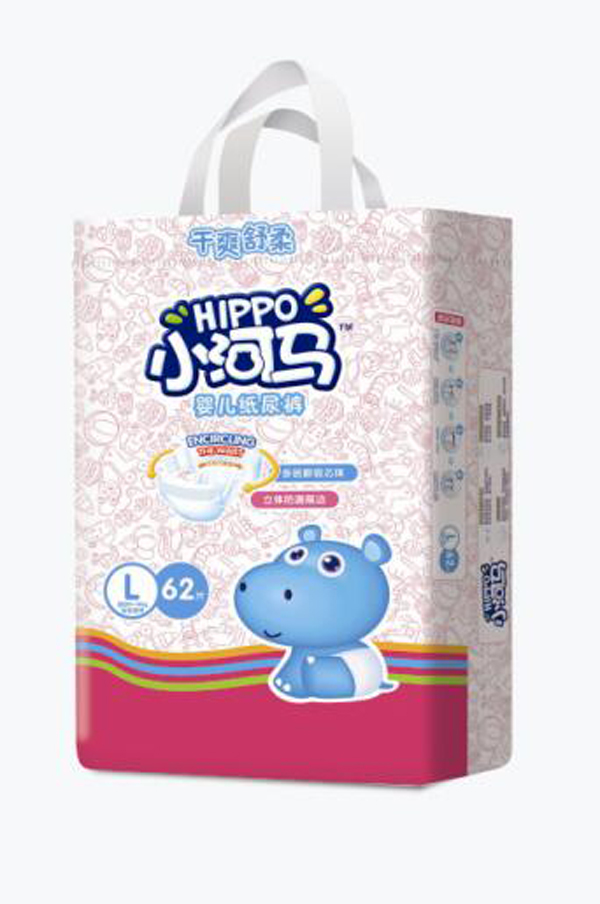 小河馬紙尿褲大包L62