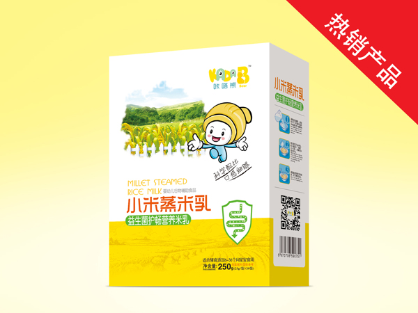 咔嗒熊小米蒸米乳-益生菌護(hù)暢盒裝