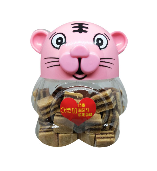 吉牯利老虎型卡通山楂粉色