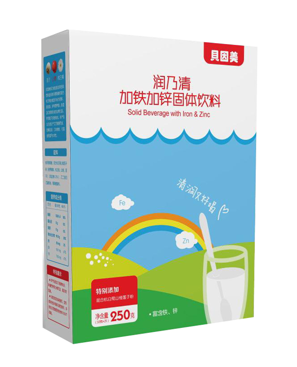 貝因美潤(rùn)乃清加鐵加鋅固體飲料