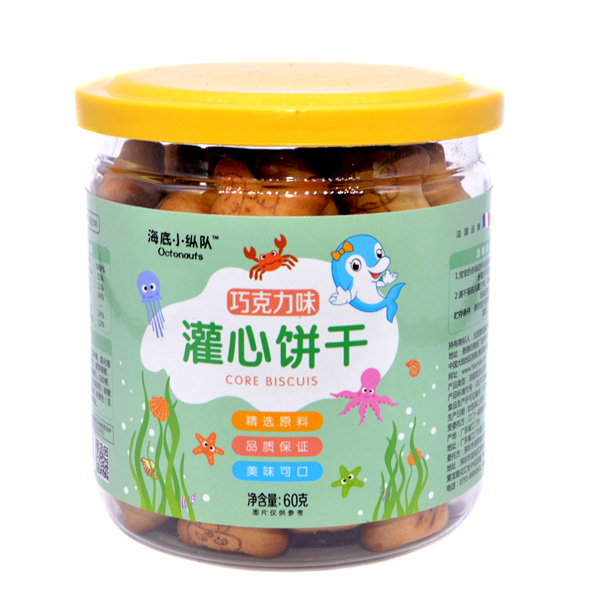 海底小縱隊灌心餅干巧克力味