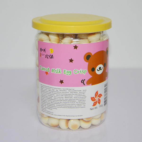 捌月拾伍胡蘿卜牛奶蛋酥小熊150g