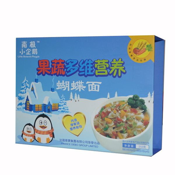 南極小企鵝果蔬多維營(yíng)養(yǎng)蝴蝶面橫盒252g