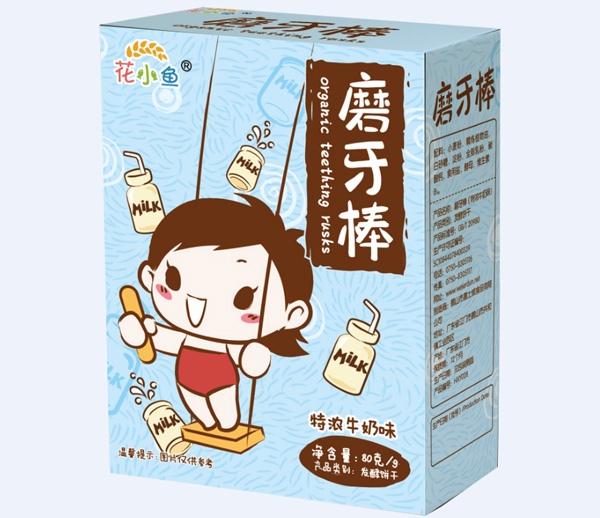 花小魚(yú)磨牙棒-特濃牛奶味