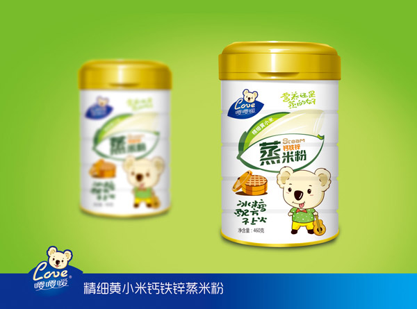 嚶嚶噯精細黃小米蒸米粉-鈣鐵鋅