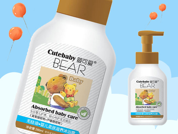 嬰可愛(ài)嬰兒柔膚滋養(yǎng)沐浴露280ml