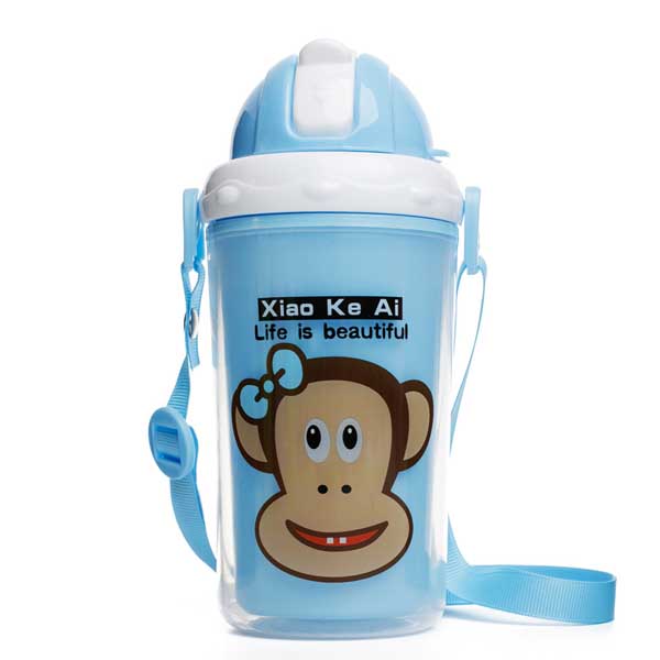 邦貝小象寶寶水杯-藍(lán)色猴子