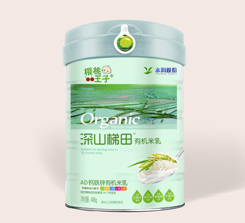 櫻桃王子深山梯田AD鈣鐵鋅有機(jī)米乳