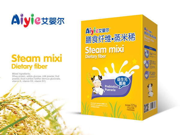 艾嬰爾膳食纖維蒸米稀-益生元葛根盒裝