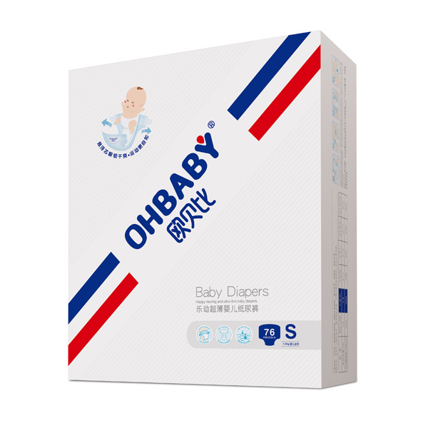 歐貝比樂動(dòng)超薄嬰兒紙尿褲S76
