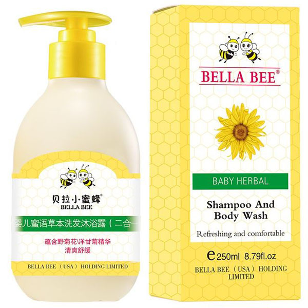 貝拉小蜜蜂嬰兒蜜語(yǔ)草本洗發(fā)沐浴露(二合一).jpg 貝拉小蜜蜂嬰兒蜜語(yǔ)草本洗發(fā)沐浴露(二合一).jpg
