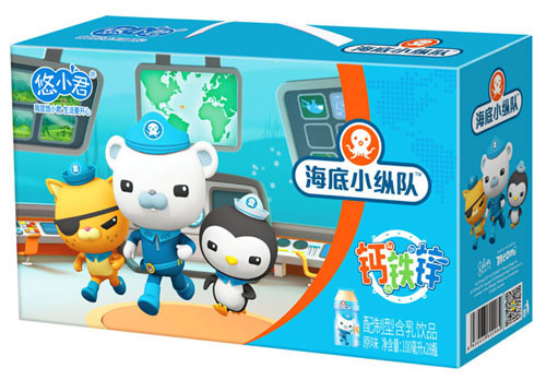 海底小縱隊(duì)鈣鐵鋅飲品原味7排