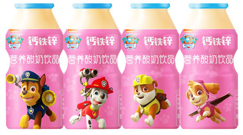 汪汪隊鈣鐵鋅營養(yǎng)酸奶飲品(草莓味)