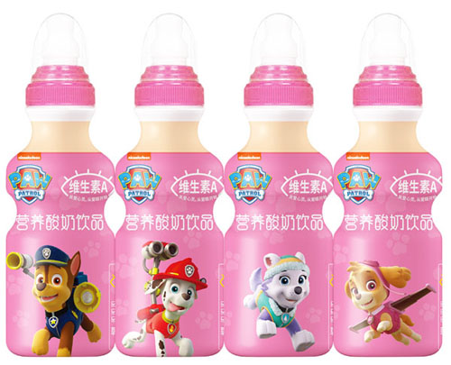 汪汪隊維生素A營養(yǎng)酸奶飲品草莓味