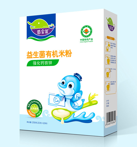 茵寶萊強化鈣鐵鋅益生菌有機米粉(盒裝)