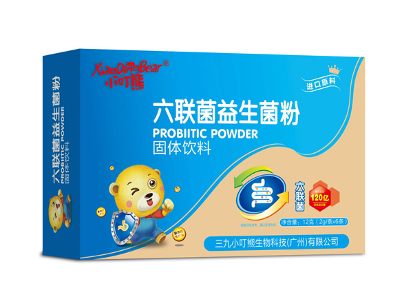 小叮熊六聯(lián)菌益生菌粉 橫版
