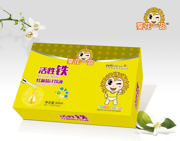 葵花一品活性鐵紅葡萄汁飲液