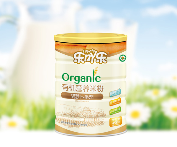 樂(lè)吖樂(lè)有機(jī)營(yíng)養(yǎng)米粉胡蘿卜番茄罐裝