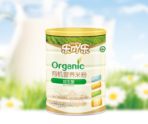 樂(lè)吖樂(lè)有機(jī)營(yíng)養(yǎng)米粉益生菌罐裝