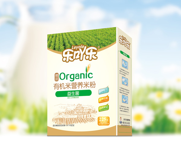 樂(lè)吖樂(lè)有機(jī)營(yíng)養(yǎng)米粉益生菌盒裝