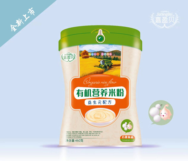 嘉盈貝有機營養(yǎng)米粉-益生元配方