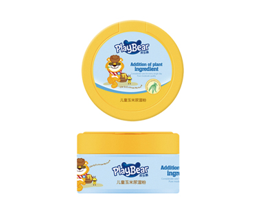 皮樂熊兒童玉米爽身粉