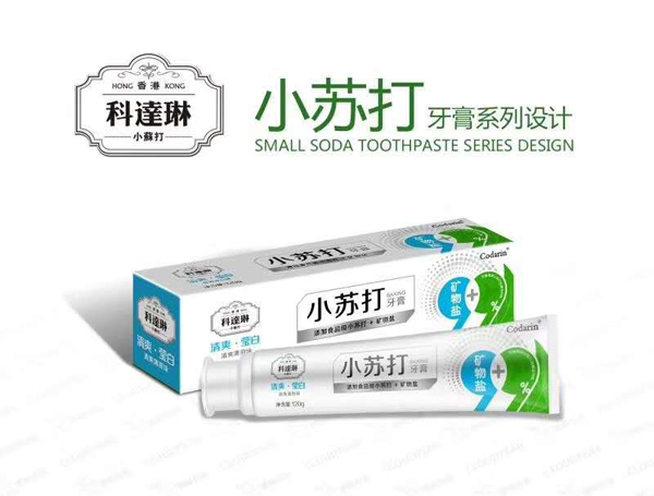 科達琳清爽瑩白小蘇打牙膏