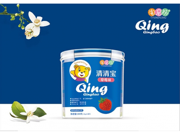 淘尼熊草莓味清清寶桶裝