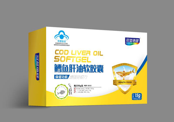 冠益倍健鱈魚肝油軟膠囊