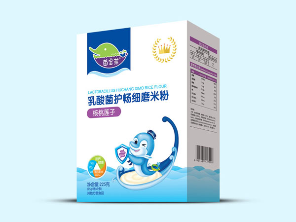 茵寶萊乳酸菌護(hù)暢細(xì)磨米粉-核桃蓮子盒裝