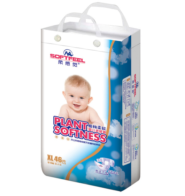 柔感覺植物柔軟嬰兒紙尿褲XL46