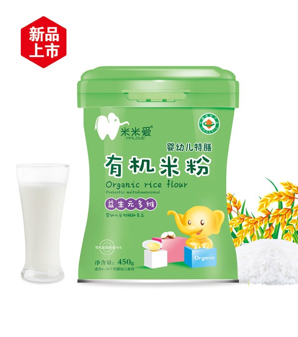 米米愛(ài)有機(jī)米粉 益生元多維 聽(tīng)裝