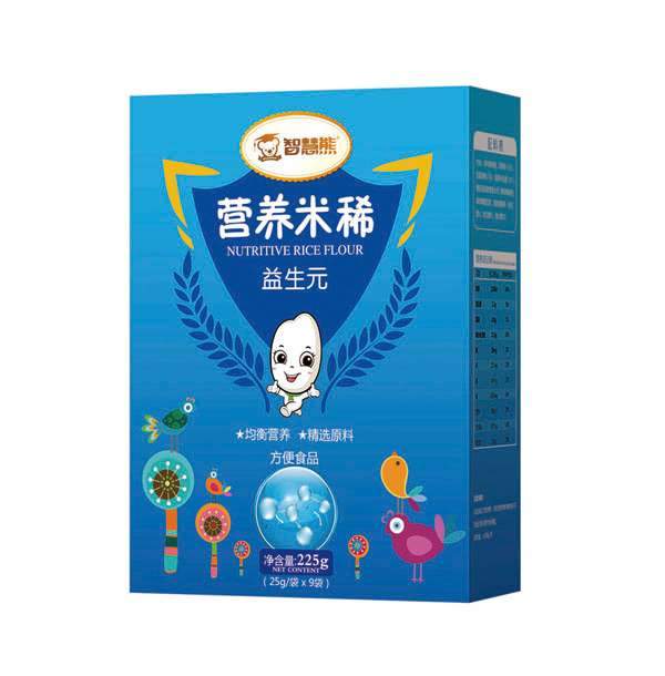 智慧熊營(yíng)養(yǎng)米稀-益生元 盒裝