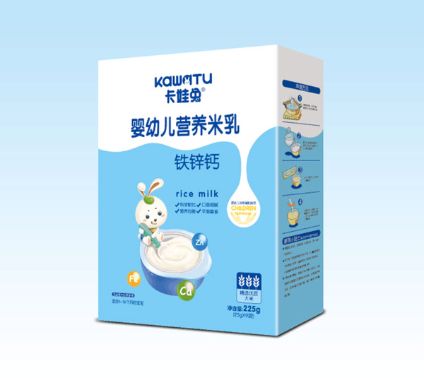 卡娃兔嬰幼兒營(yíng)養(yǎng)米乳-鐵鋅鈣盒裝