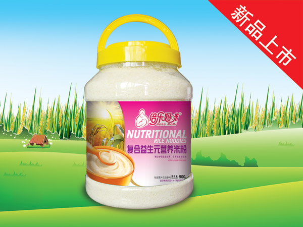 倍樂媽咪營養(yǎng)米粉-復合益生元900g桶裝
