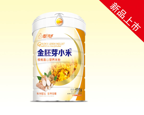 倍樂媽咪金胚芽小米營(yíng)養(yǎng)米粉(核桃淮山)桶裝